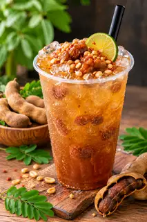 Hình ảnh Trà Tắc Đá Me- Ly 700ml