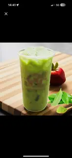 Hình ảnh trà sữa thái xanh 