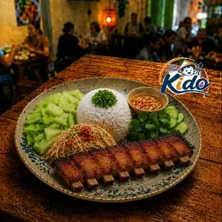 Hình ảnh Cơm Tấm Sườn Cây Nướng