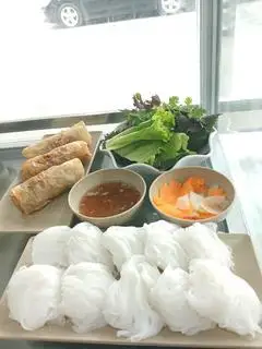 Hình ảnh combo 1 suất bún nem đầy đủ