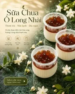 Hình ảnh Sữa chua olong nhài( combo3 hũ)
