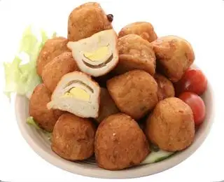 Hình ảnh Viên Chả Cá Bọc Trứng Cút