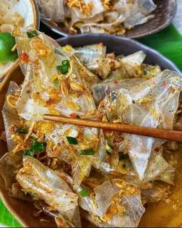 Hình ảnh BÁNH TRÁNG TRỘN MỠ HÀNH, HÀNH PHI