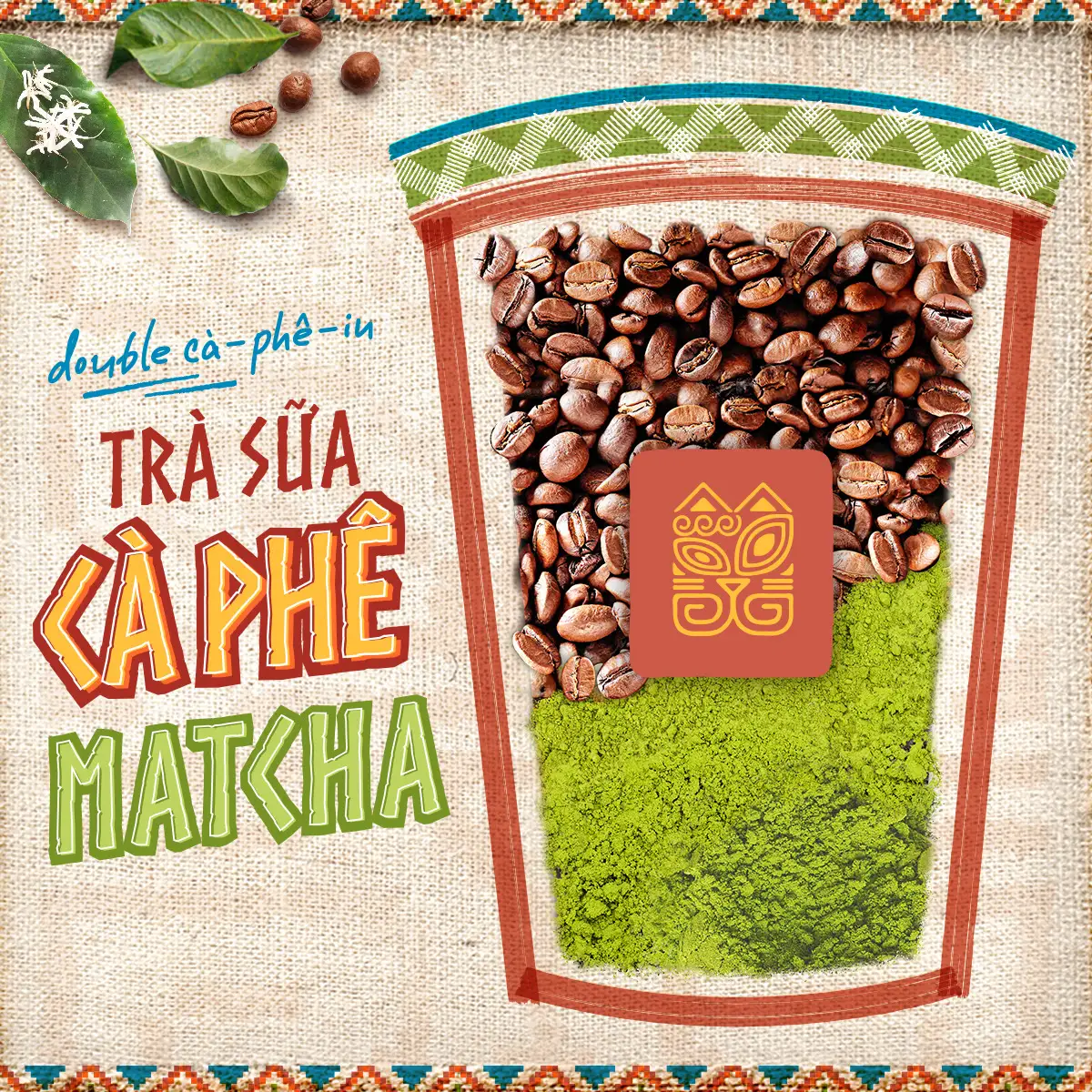 Trà sữa Matcha cà phê - 55.000 ₫ tại Miêu Tộc Trà Bản - Đường Số 45