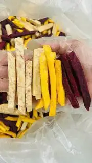 khoai lang sợi mix 3 vị túi zip 250gr - 72.000 ₫ tại Bonnie - Hotdog & Street Food - Đường Số 15