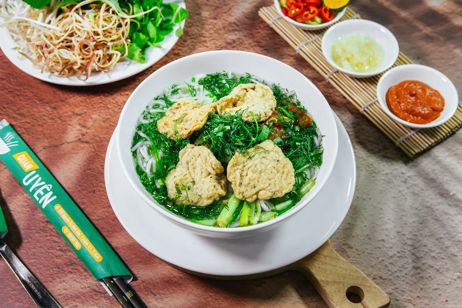 Bún chả cá - 91.000 ₫ tại Quán Uyên - Bún Cá Rô Đồng & Bánh Đa Cua Hải Phòng - Nguyễn Thị Minh Khai
