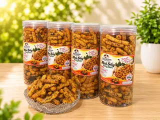 Hình ảnh COMBO ĐÔI NUI SẤY RONG BIỂN – 2 HỦ 600G