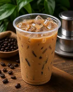 Cafe sữa đá - 20.000 ₫ tại Bún Nước Lèo Sóc Trăng Cô Thơ - Đường Số 49