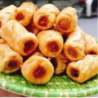 Hình ảnh chả mực xoắn ống -3 cái
