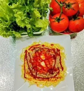Mì Sốt Spaghett Phần Người lớn - 50.000 ₫ tại THỨC ĂN NHANH HỒNG ANH - MÌ Ý, NUI SỐT & BÁNH MÌ - Phạm Văn Bạch