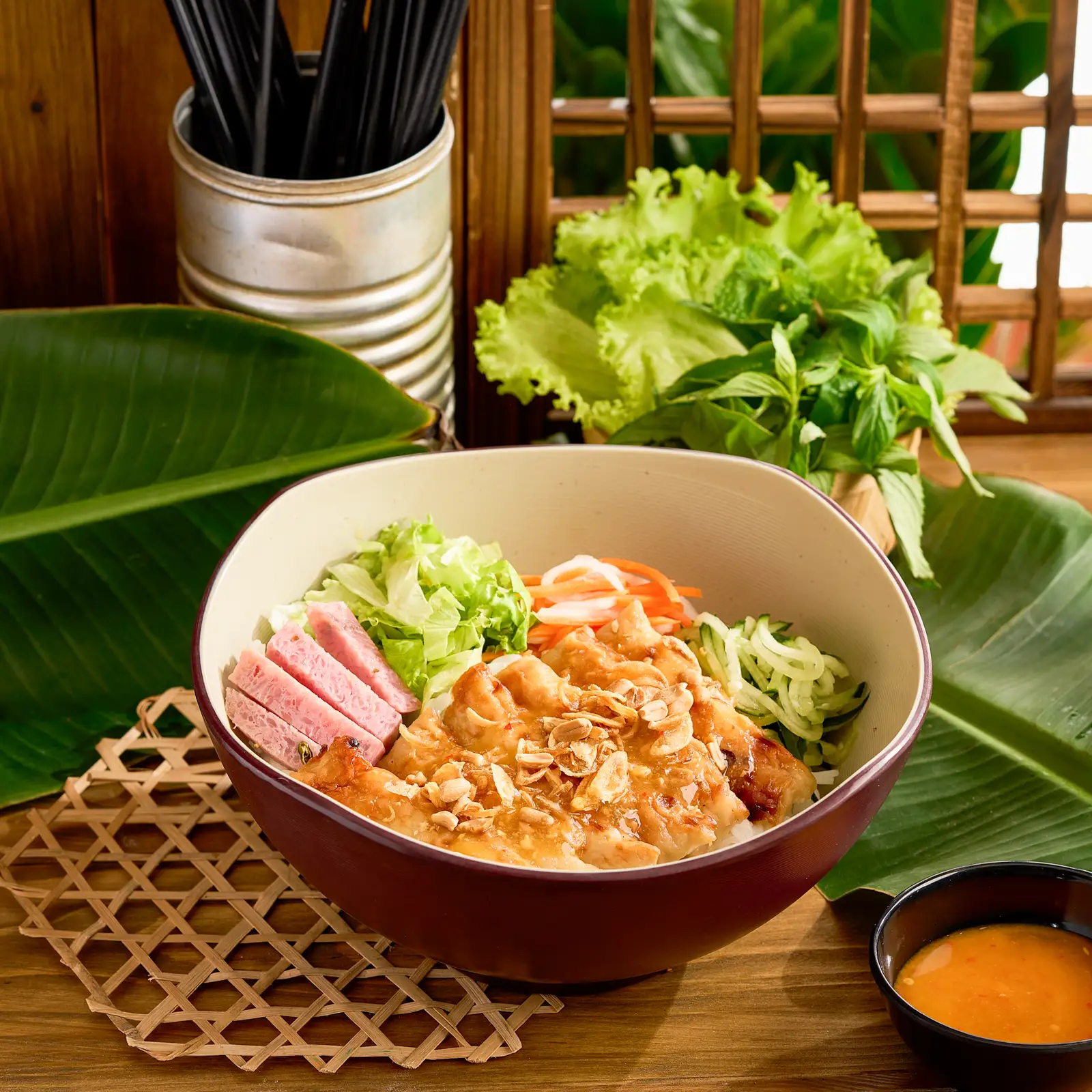 Bún Trộn D'ran - 78.000 ₫ tại Nem Nướng D'ran - Since 1968 - Lê Quang Định