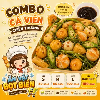 Hình ảnh Combo Cá Viên Chiên Thường ( Thập Cẩm ) size M