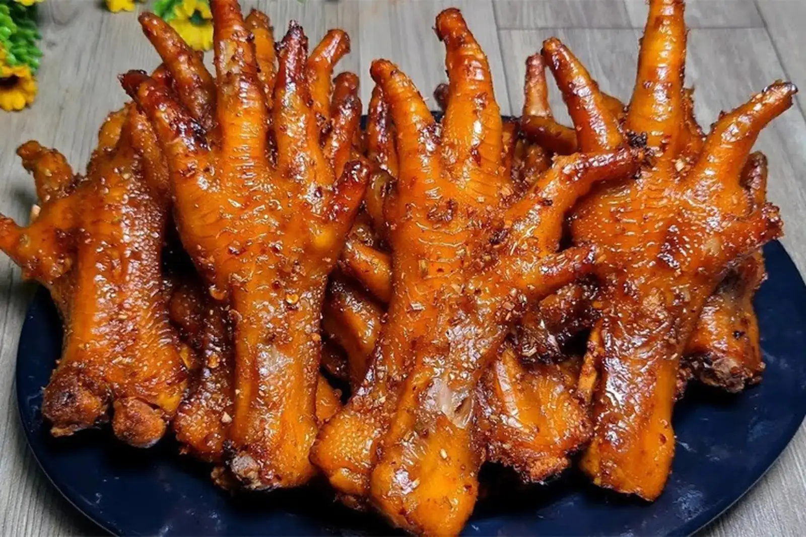 Chân Gà Nướng Satế( phần 2 cặp) - 60.000 ₫ tại Tiệm Ăn No Nê - Chân Gà, Xiên Que & Tré Trộn - Dương Bá Trạc