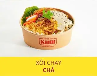 Xôi chay Chả - 32.000 ₫ tại Bánh Mì Chay Khôi - Tôn Đản