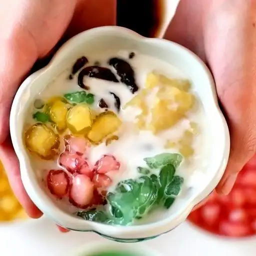 Hình ảnh Sữa chua trân châu hạt lựu