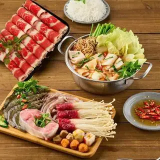 Lẩu Thái Hải Sản + 500g Ba Chỉ Bò Mỹ - 397.000 ₫ tại Lẩu Thái Cá Bớp Đệ Nhất - Nguyễn Văn Lạc