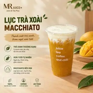 Hình ảnh Lục Trà Xoài Machiato
