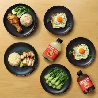 Hình ảnh Combo 2 Người Cơm Đùi Gà + Cơm Heo Quay – Tiết kiệm 89k 