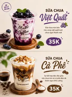 Hình ảnh Sữa chua việt quất