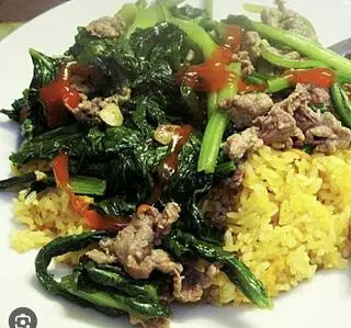 Hình ảnh cơm rang cải bò