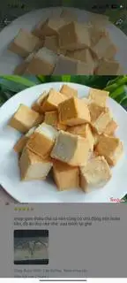 Hình ảnh Mì trộn đậu hũ vuông