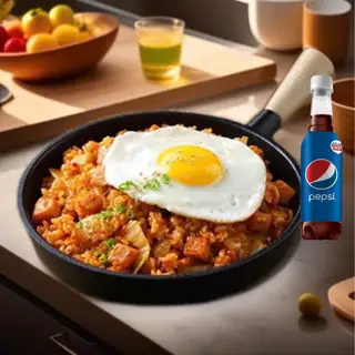Hình ảnh Combo 1 ( 1 cơm chảo+ pepsi)