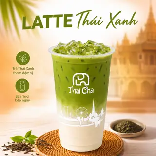Hình ảnh Latte Thái Xanh - กรีนไทยลาเต้ - Size L (700ml)