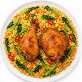 Hình ảnh Cơm gà chiên