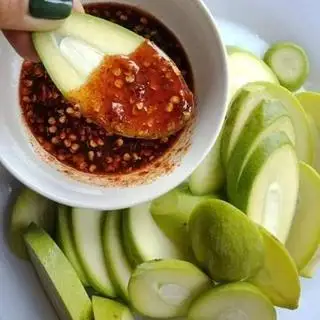 Hình ảnh xoài chấm