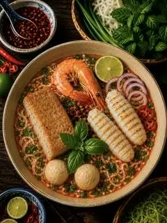 Bún Thái Miso - 39.000 ₫ tại Cô Nguyệt - Bún Mắm & Bún Thái - Thiên Phước
