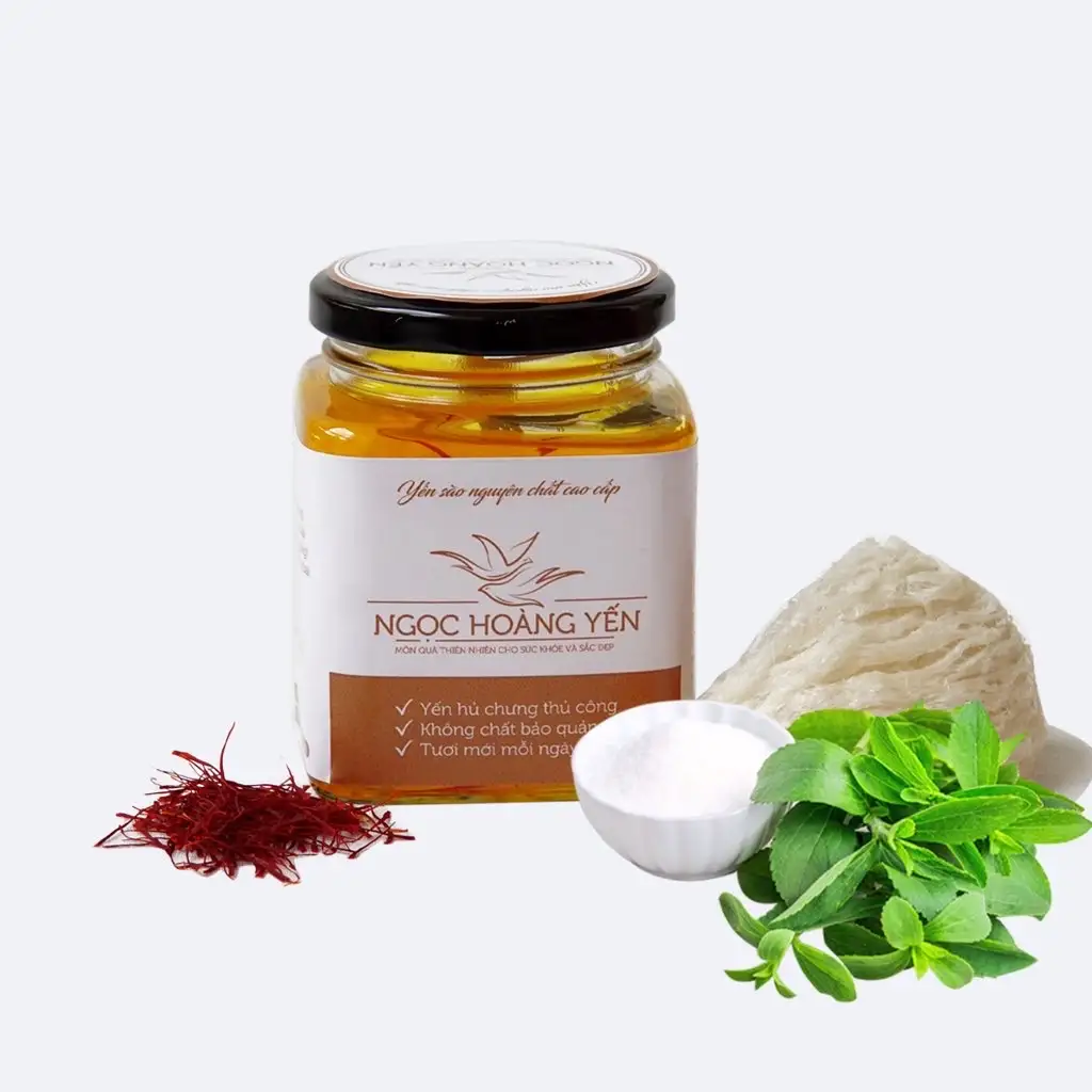 Hình ảnh Yến chưng saffron đường Stevia 200ml