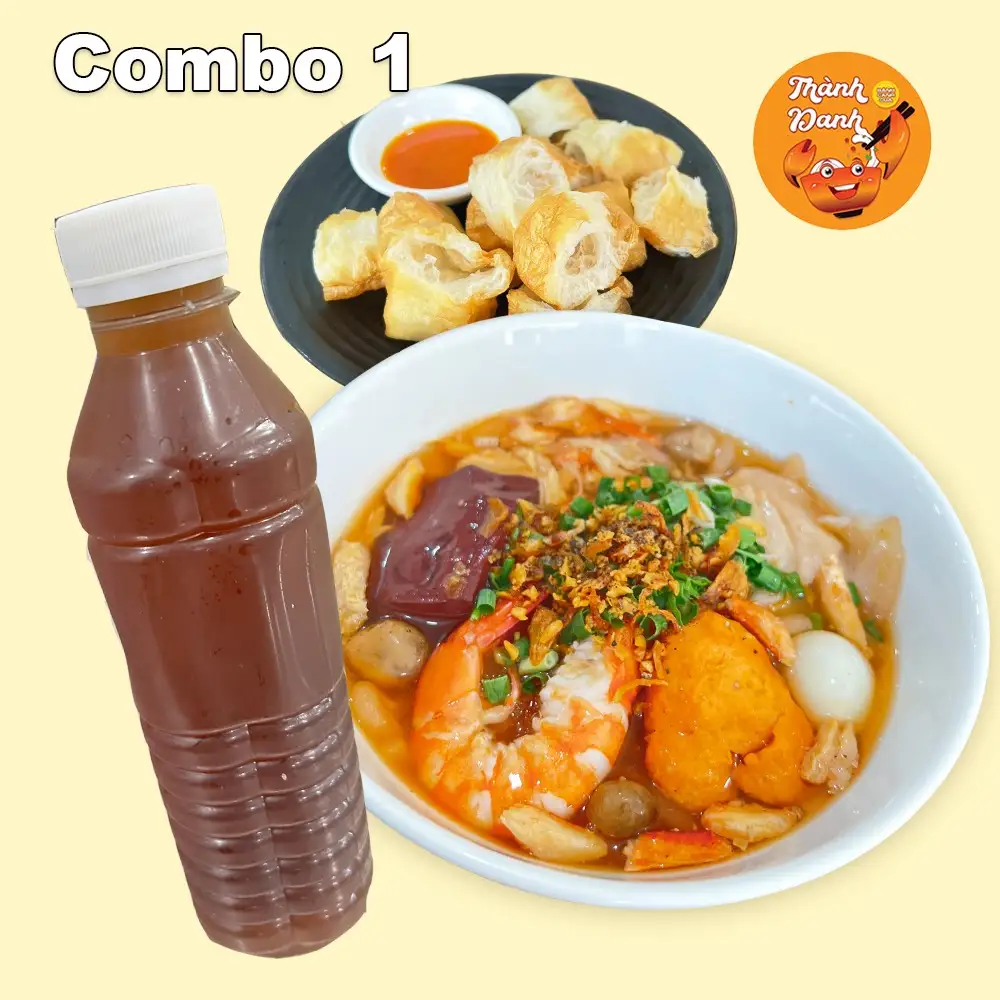 Combo 1: Bánh Canh Cua + 1 Quẩy + 1 Nước Sâm  - 109.000 ₫ tại Thành Danh - Bánh Canh Cua - Hoàng Xuân Hoành