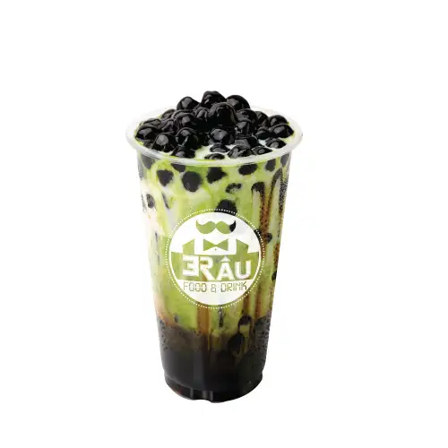 Sữa tươi trân châu đường đen matcha - 43.000 ₫ tại 3 Râu - Gà Rán Pizza & Trà Sữa - Nguyễn Đình Chiểu
