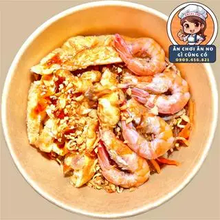 Hình ảnh Miến Trộn Khô + Trứng Cắt Sợi + Tôm Tươi (4 con)