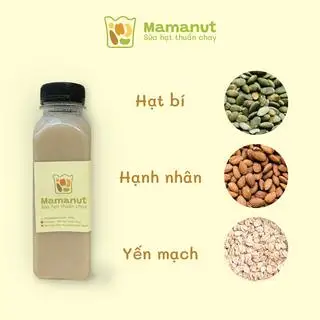 Sữa Hạt bí – Hạnh nhân – Yến mạch - 32.000 ₫ tại Mamanut Sữa Hạt Thuần Chay - Ngô Đức Kế