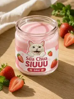 Hình ảnh 5 Hũ Sữa Chua Dâu