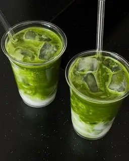 Matcha latte - 40.000 ₫ tại Trạm Trà Trái Cây Tươi - Bến Vân Đồn