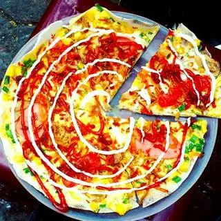 Hình ảnh Bánh tráng nướng gà
