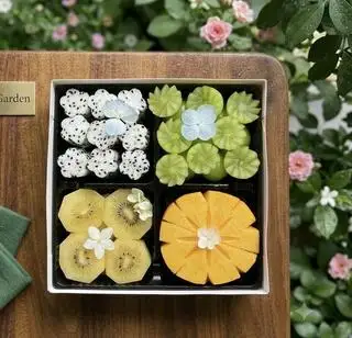 Hình ảnh GB: (TỰ CHỌN) Set trái cây 4 ngăn - 4 Grid fruit box