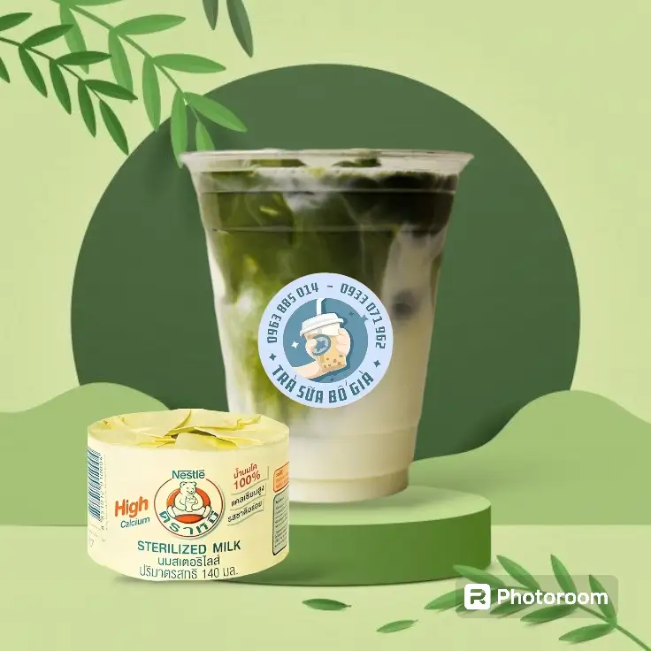 Matcha sữa gấu - 40.000 ₫ tại Trà Sữa & Ăn Vặt Bố Già - Nguyễn Cảnh Chân