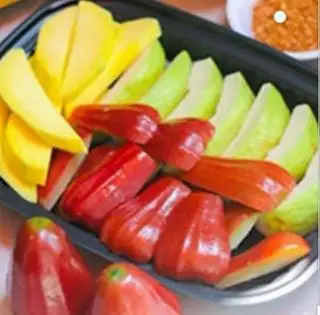 Hình ảnh Xoài+ mận+ ổi+ muối tôm