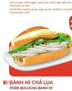 Hình ảnh Bánh mì chả lụa