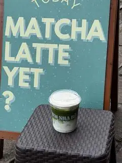 Matcha Latte Macchiato - 49.000 ₫ tại Kafe Nhà Bô - Matcha Latte, Coffee & Tea - Đường Số 1