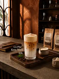 Hình ảnh Cafe kem muối