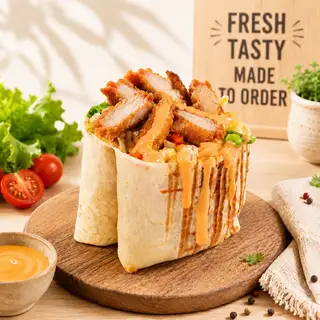 Tacos gà chiên giòn size S (200g) - 60.000 ₫ tại Guac's Derro - Bánh Tacos Kiểu Pháp Chuẩn Vị -  Lạc Long Quân 