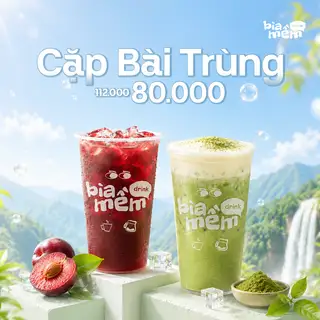 Hình ảnh Combo Trà hoa quả và Matcha: Cặp Bài Trùng