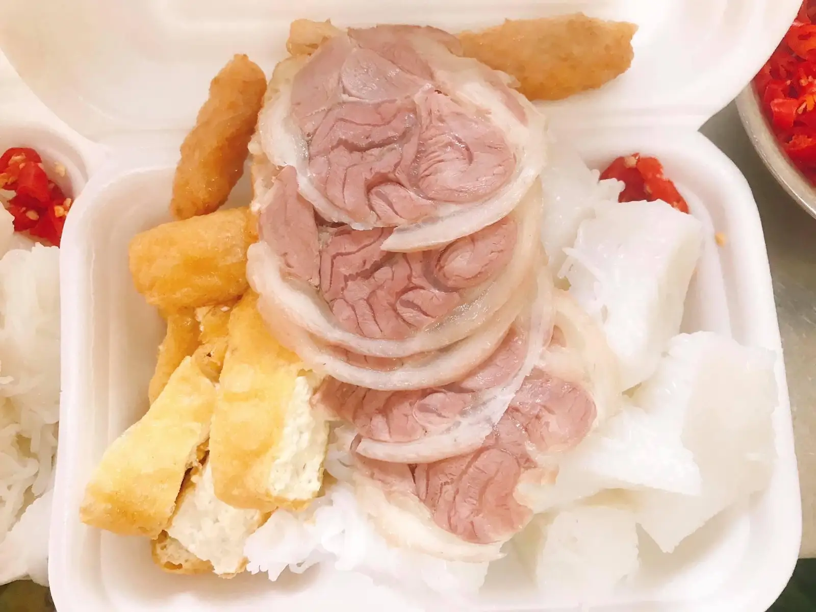 Hình ảnh Bún đậu thịt chân giò - chả cốm