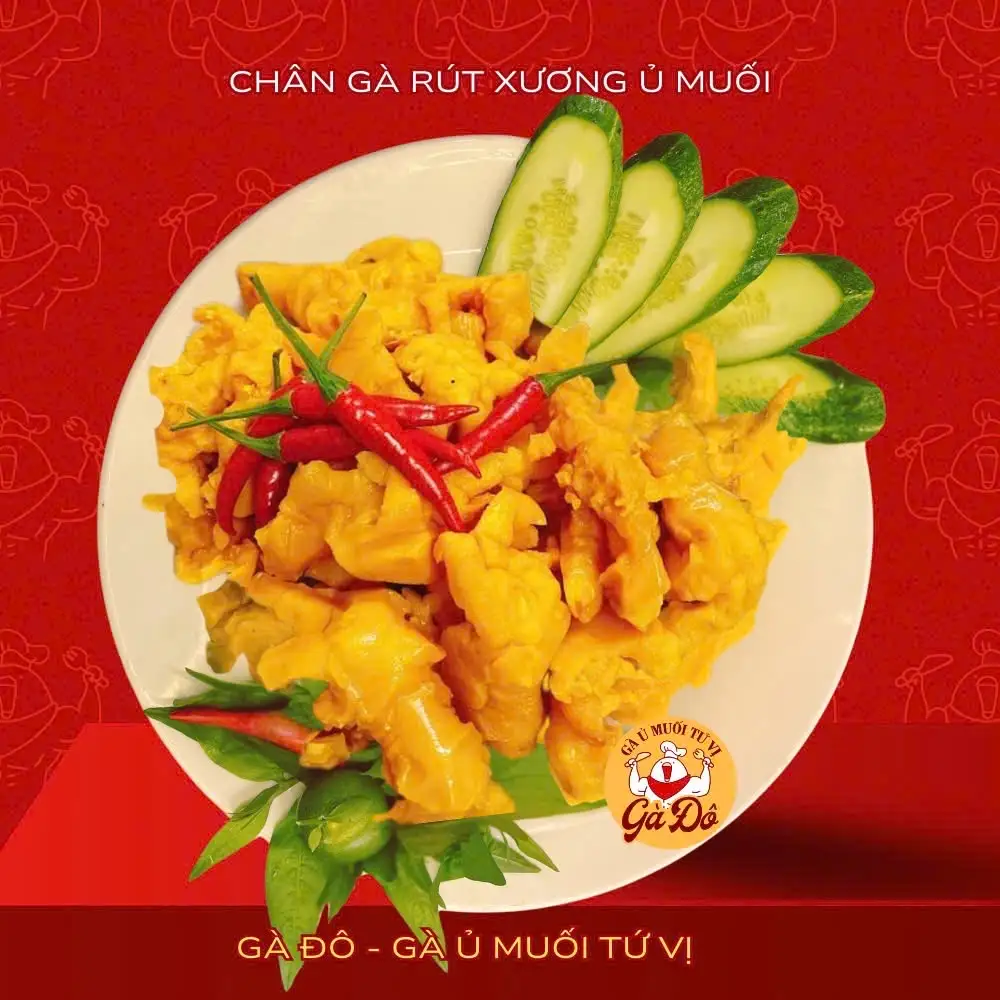 Hình ảnh Chân gà rút xương ủ muối