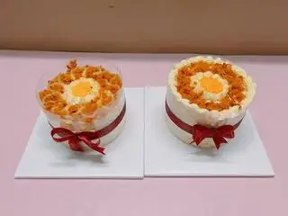 Hình ảnh Bánh sinh nhật trứng muối size nhỏ