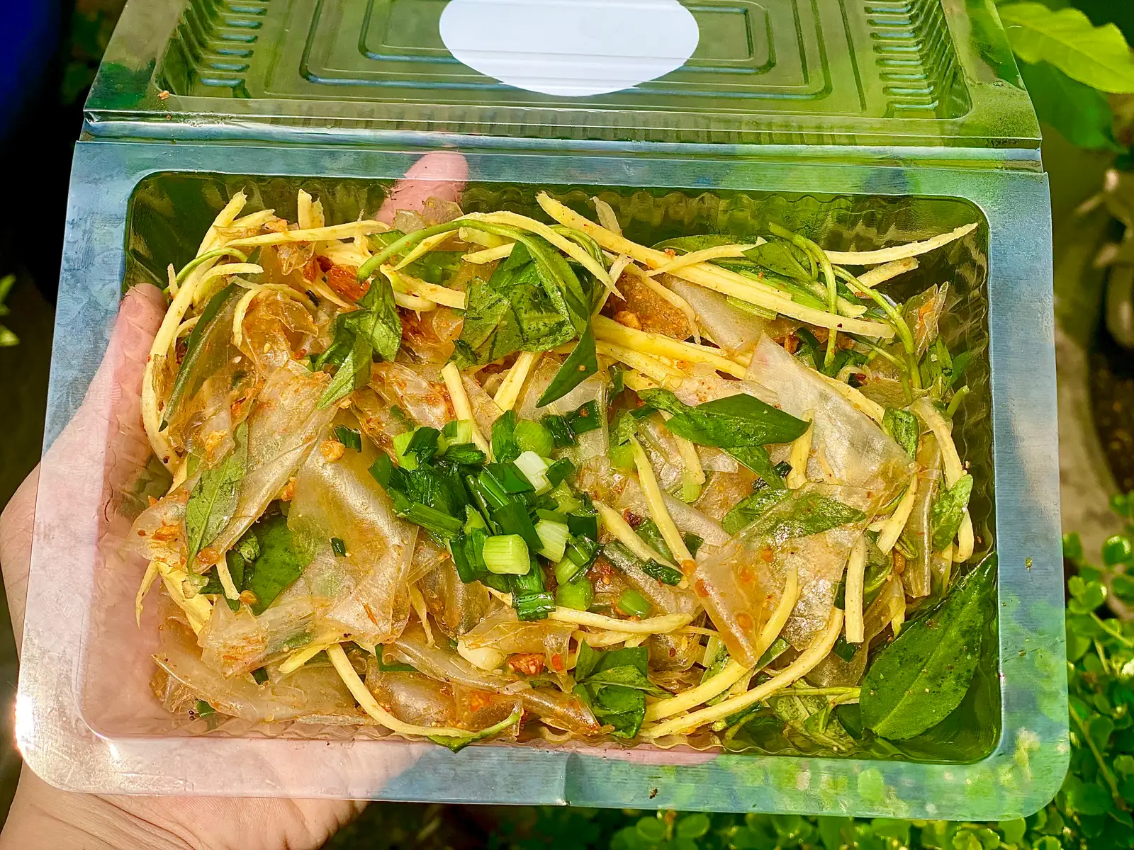 Bánh tráng phơi sương trộn chay - 25.000 ₫ tại Bánh Tráng Trộn Tóp Mỡ Gạo Nâu - Bình Trưng